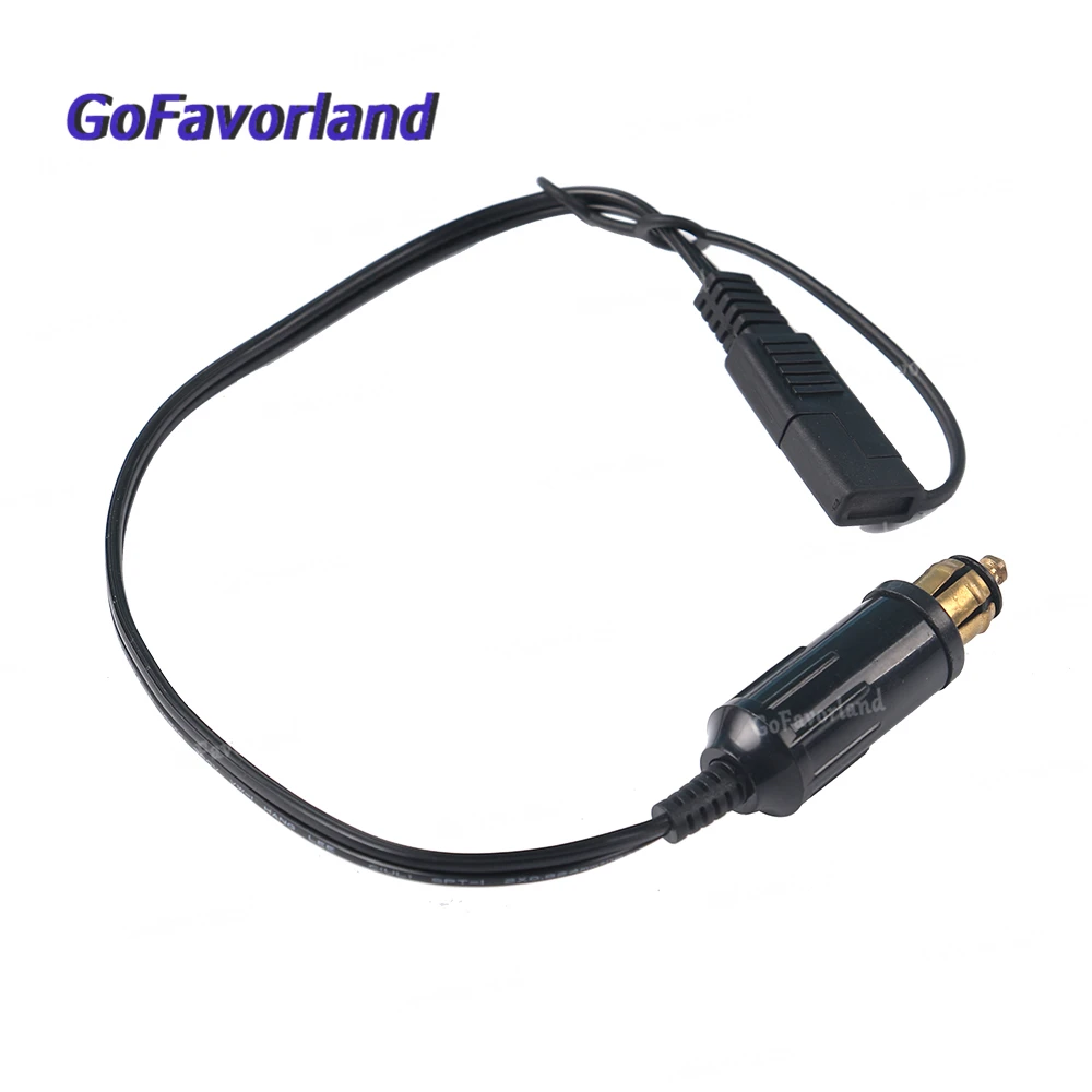 

DIN Hella Powerlet Plug To SAE Adapter Connector Cable 18 AWG For BMW Motorcycle