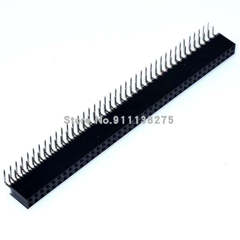 10PCS 2*2/3/4/5/6/8/20/40 PIN double Row Right Angle FEMALE PIN HEADER 2.54MM PITCH Strip Connector Socket 2X3p/4p/6p/8p/20p/40p