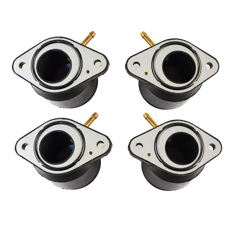 4pcs Carburetor Pad Plastic Outlet Carburetor Intake Manifold Interface Glue For Yamaha XJR 1200 XJR1200SP XJR 1300 FJR1300