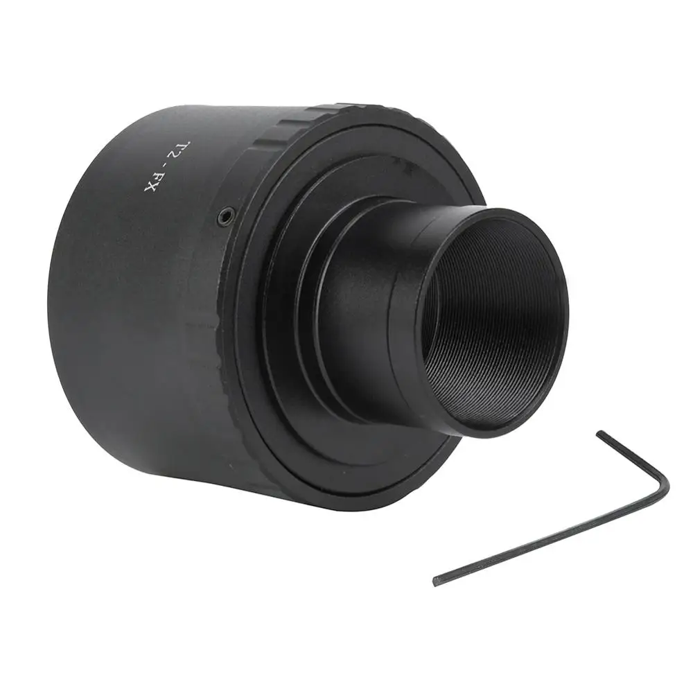 Lens Adapter Aluminium Alloy T2-FX 1.25inch Telescope For Fujifilm FX Mount DSLR Cameras Adapter Ring Cameras Accessories