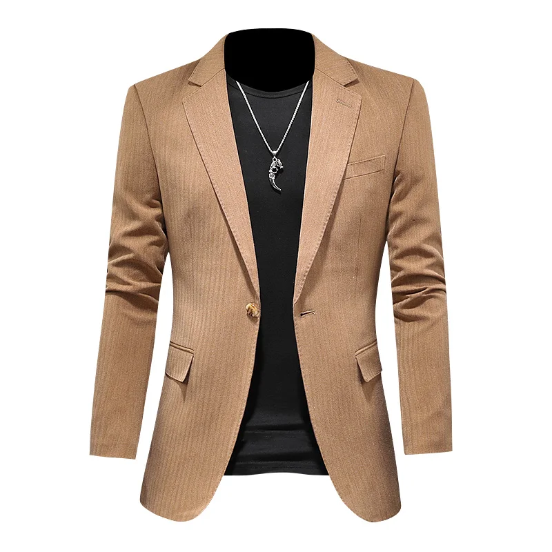 

Men's Blazers Casual Suit Jacket Men Jacket Spring Autumn Slim Fit Casual Street Wear Suit Brand High Quality