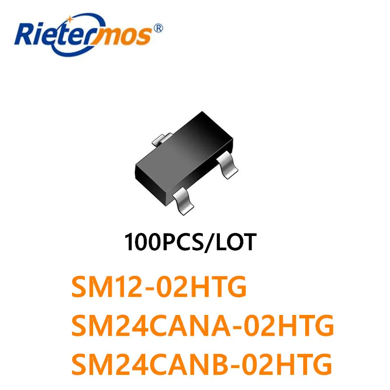 100pcs RCLAMP0504FATCT 0504F TVS SC70-6 SOT23-6