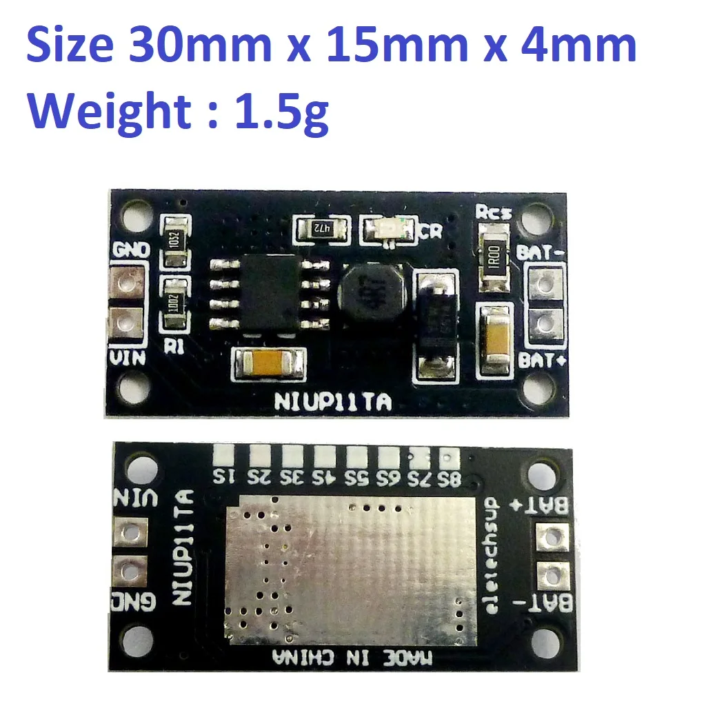 1-8s 1.2V-9.6V NiMH NiCd Rechargeable Battery Charger Charging Module Board Input DC 5V