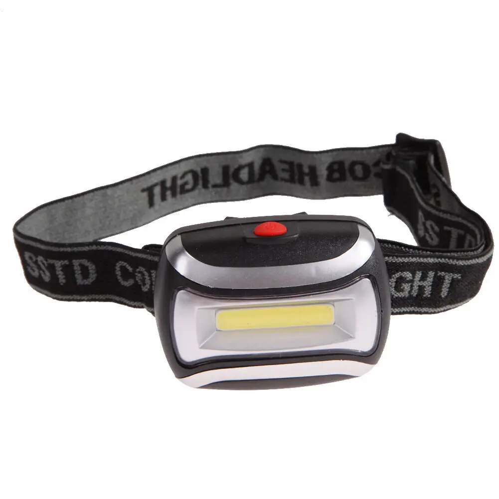 T20 Dropshipping LED Headlamp COB LED Headlight Mini Plastic Lamp Flashlight use 3*AAA Torch For Camping Fishing Fishing Camping