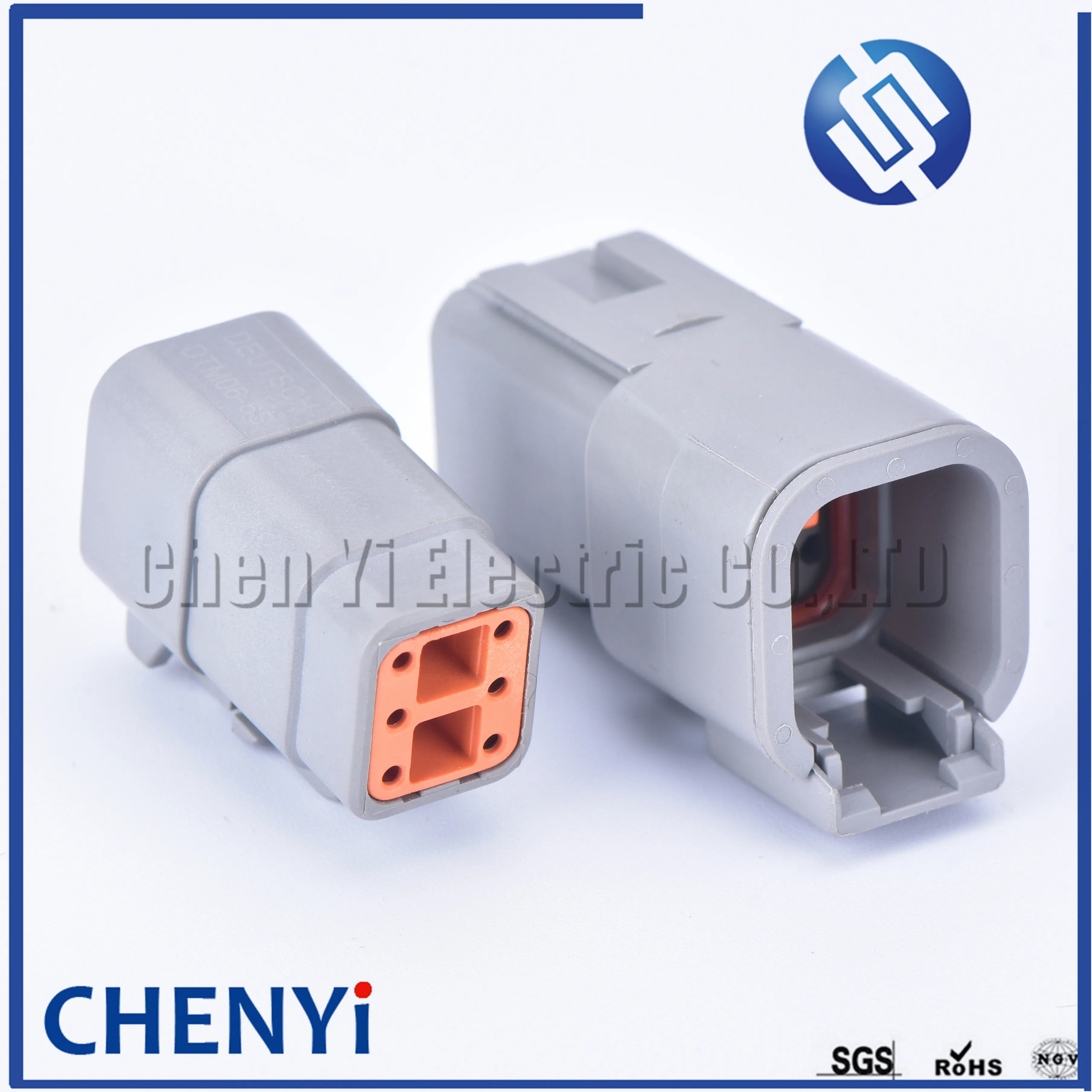 1 set Deutsch DTM 6pin connector DTM06-6S Male Female Auto Waterproof Connector Automotive Sealed Plug DTM04-6P