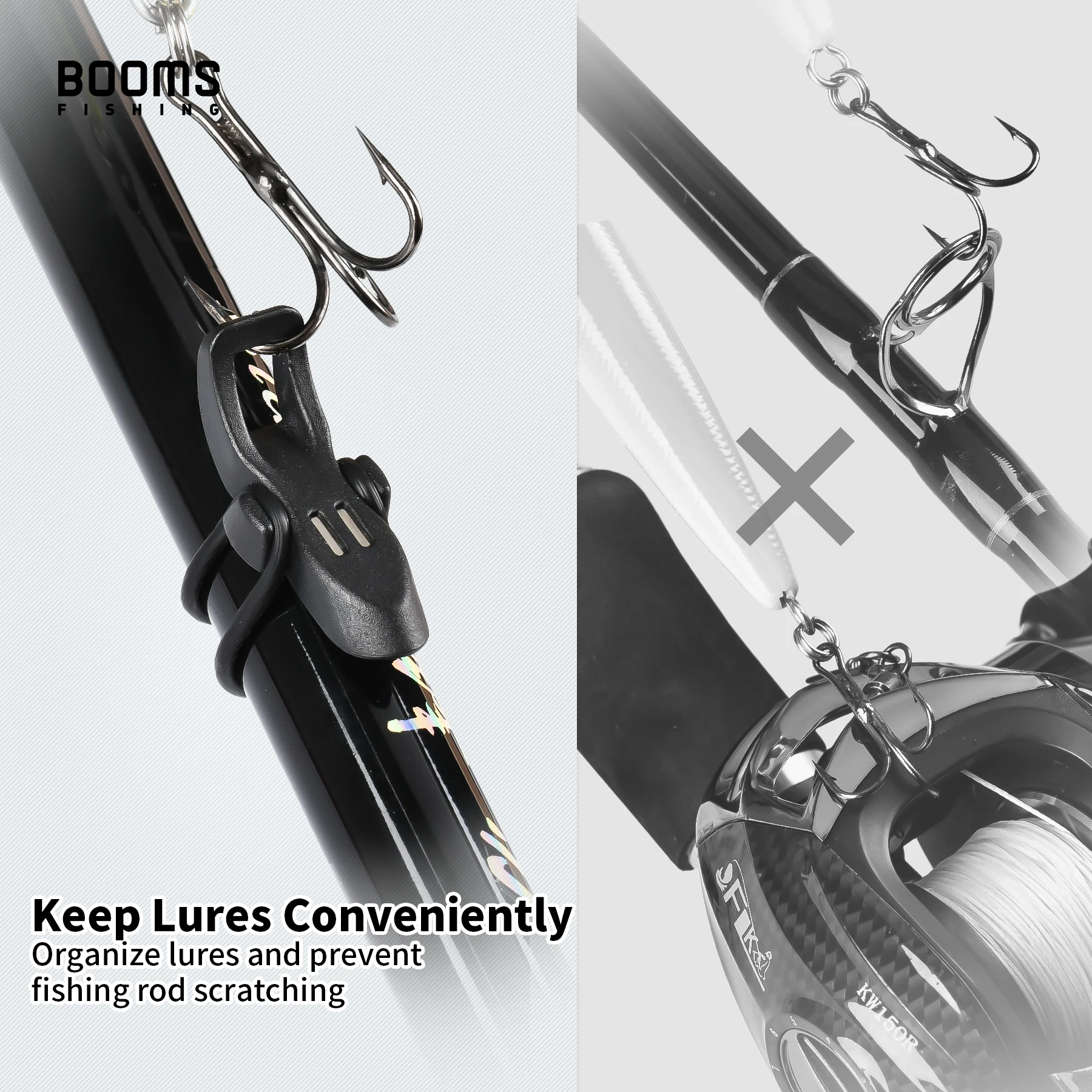 Booms Fishing HK1 Magnetic Fishing Hook Keeper Holder Lures Hooks Bait Safe Keeping for Fishing Rod Tool Accessories