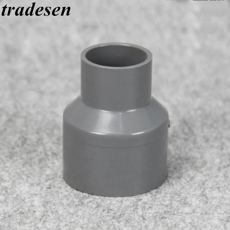 1 stücke ID 20-50mm Grau Rohr Passend Reduzierung Gerade Anschlüsse Garten Wasser Rohr Anschluss PVC Rohr Armaturen UPVC Rohr Adapter