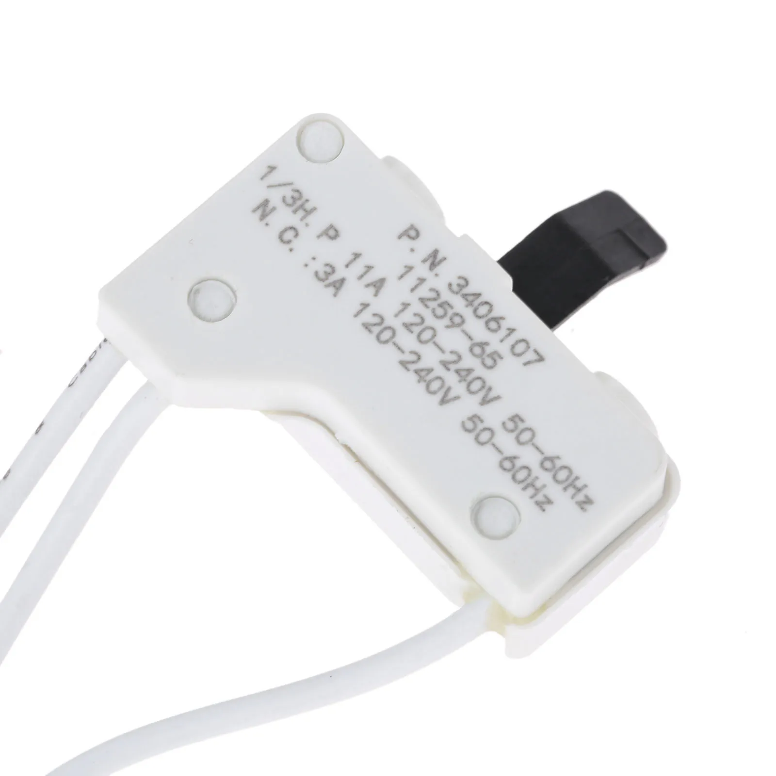 6Pcs 3406107 Dryer Door Switch for Whirlpool Kirkland Kenmore 3406105 AP3132865 3405100 3405101 3406100 3406101