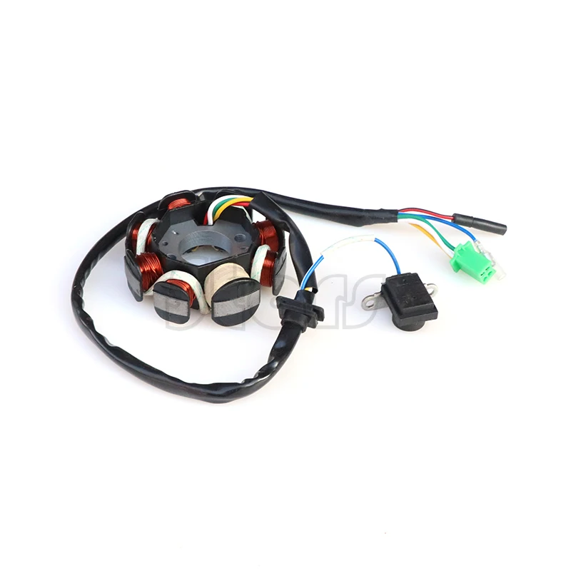 8 Poles Coil Magnetic ignition stator Generator for 125cc 150cc GY6 Engine