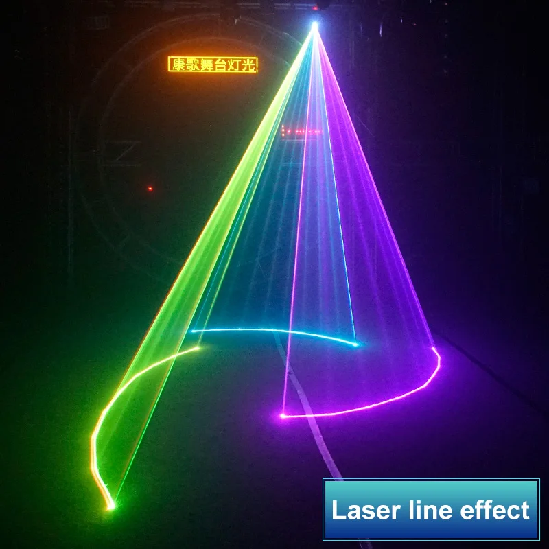 500mw RGB Cartoon Line Laser Light Stage Disco Laser Lights Pattern Dance Scanner Light Animation Laser Light Party Lser Light