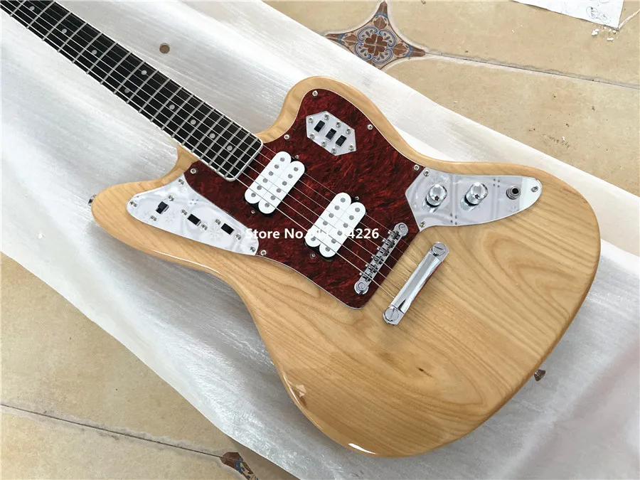 Inheriting the classic wood color master jazz electric guitar can be customized free shipping