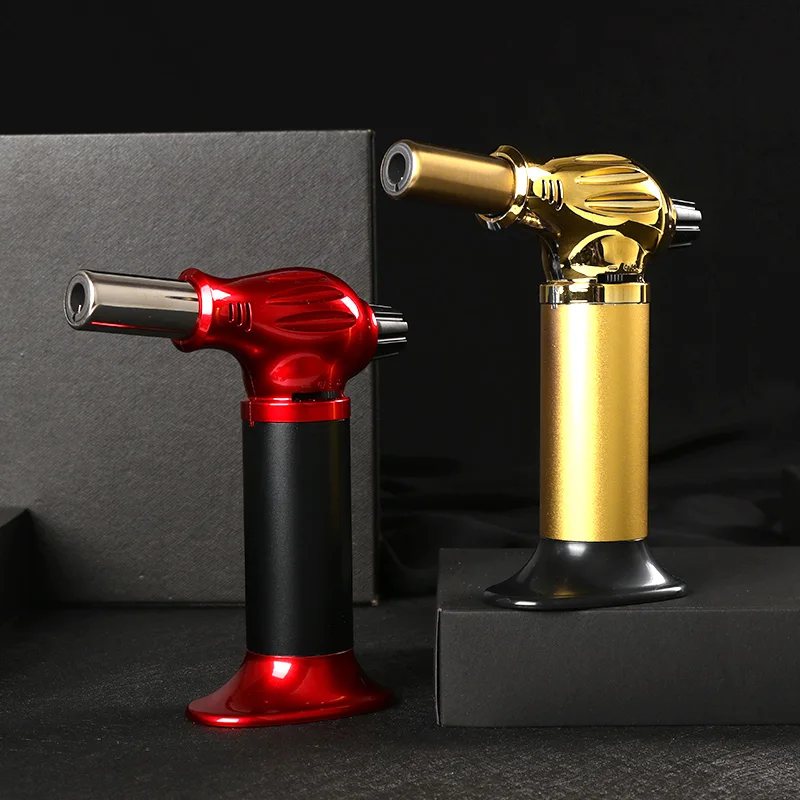 

BBQ Kitchen Firepower Gas Lighter Butane Turbo Lighters Smoking Accessories Cigar Cigarettes Lighter Gadgets for Men