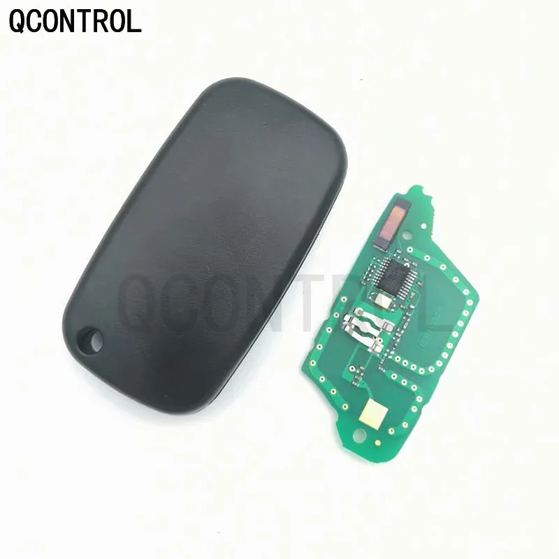 QCONTROL 2 Buttons Car Remote Key 433MHz Suit for Renault Clio Scenic Kangoo Megane PCF7946 / PCF7947 /4A Chip VA2 Blade