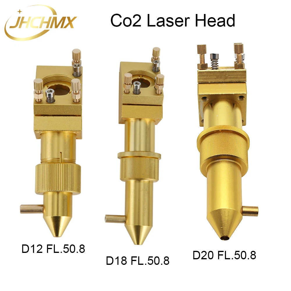 JHCHMX High Quality Co2 Laser Head Set for Model 2030 4060 K40 Small Co2 Laser Cutting Machines Co2 Laser Head Accessories