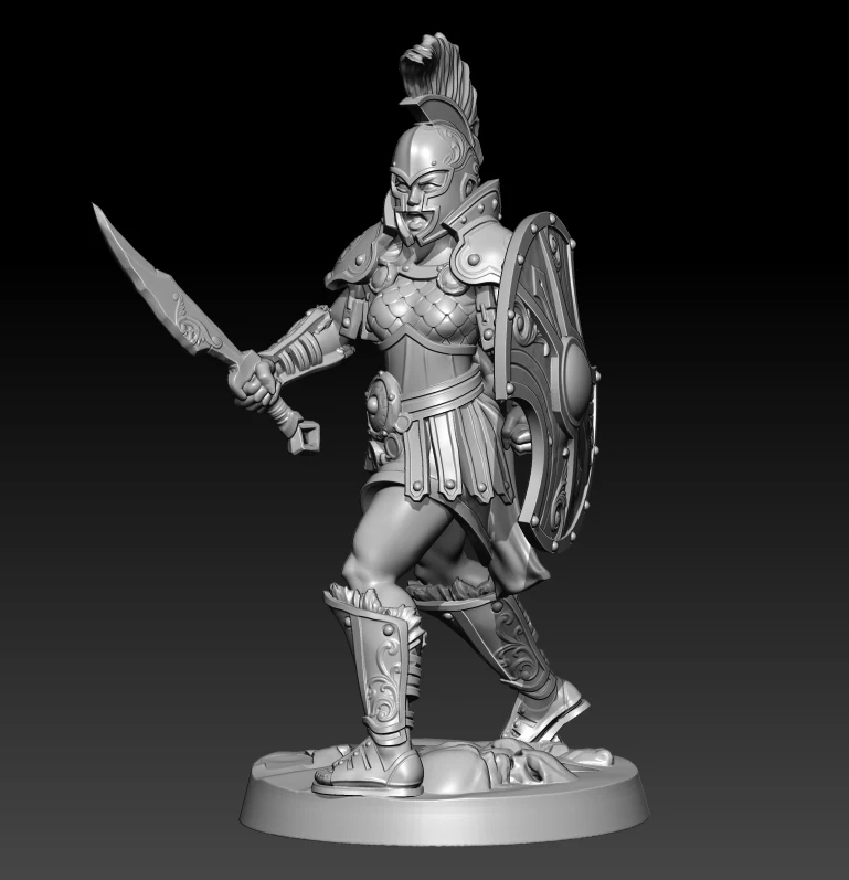 1/24 75mm 1/32 56mm Resin Mode Kits Female Warrior Sculpture Figure Unpainted No Color RW-477