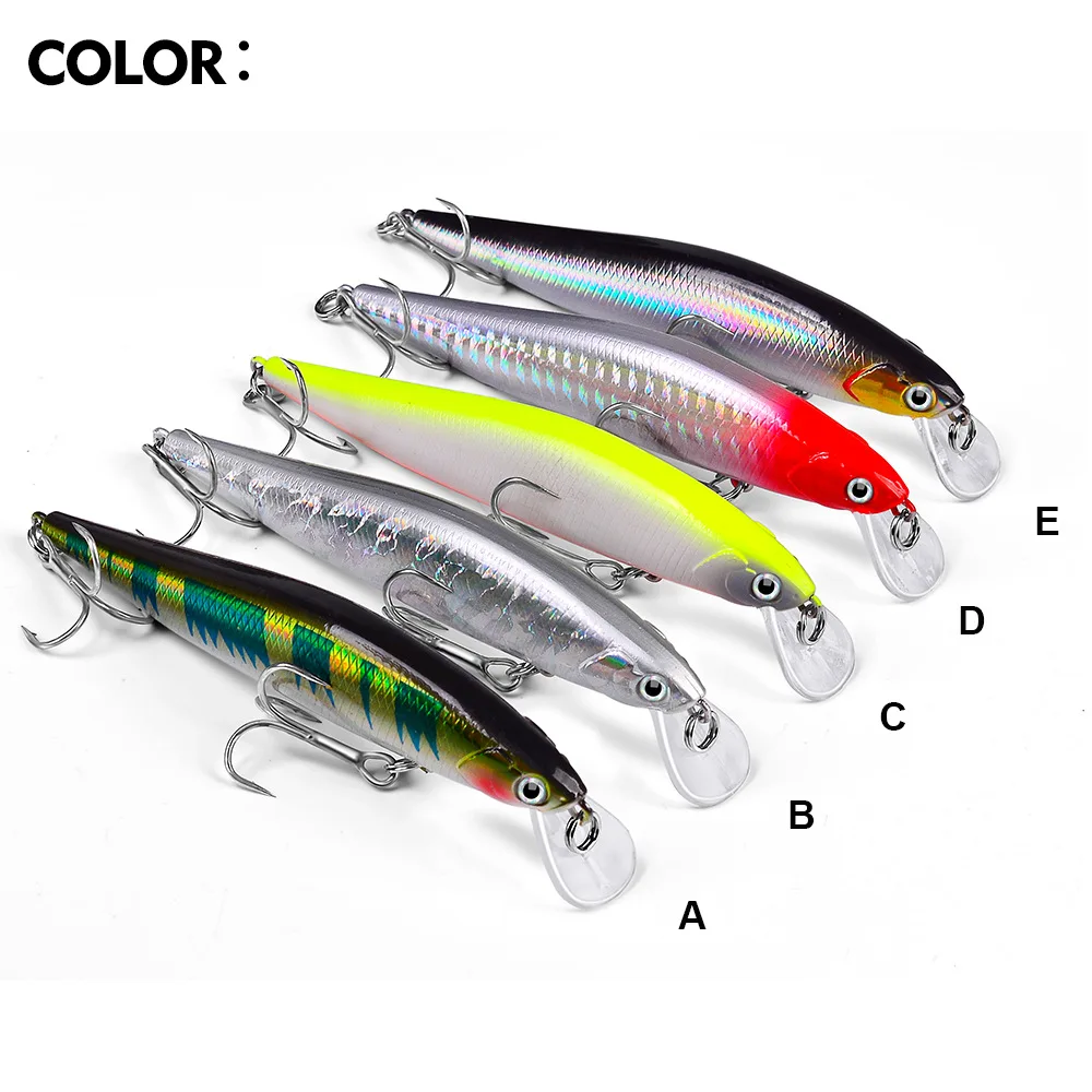 1 PCS 5-14.5g/6-11cm Fishing Lures Minnow Wobbler Sinking Bass Trolling Artificial Hard Bait Crankbait Carp Pesca Fishing Tackle