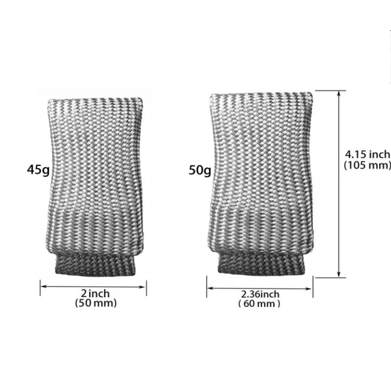 Cubierta de protección térmica para dedos, guantes de fibra de vidrio resistentes a altas temperaturas, protección contra el calor, TIG
