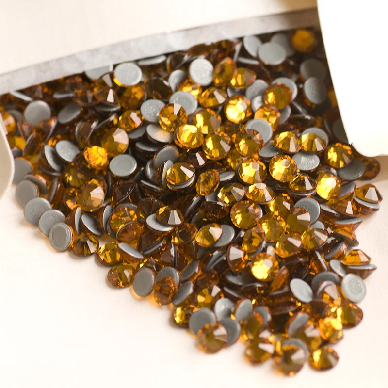 YANRUO 2058HF Hotfix Strass-Kristall-Aufkleber, thermoklebende Steine zur Kleidungsdekoration – Detail 4