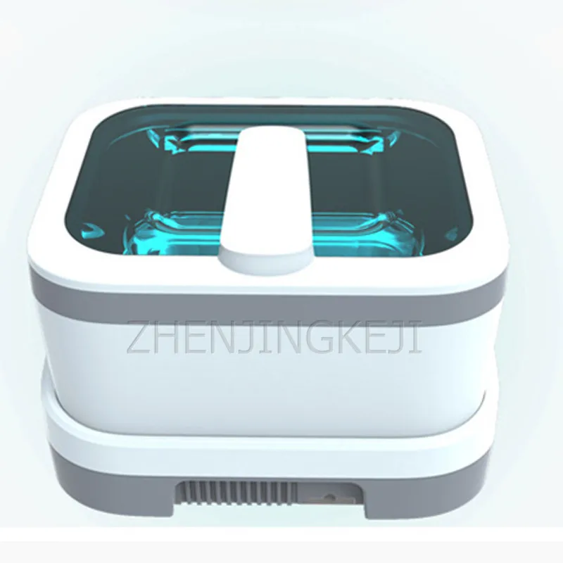 220V urządzenie do czyszczenia ultradźwiękowego 1.2L wielofunkcyjne typ podziału domowe okulary biżuteria naszyjnik okulary zegarek szczotka ultradźwiękowa 40KHZ