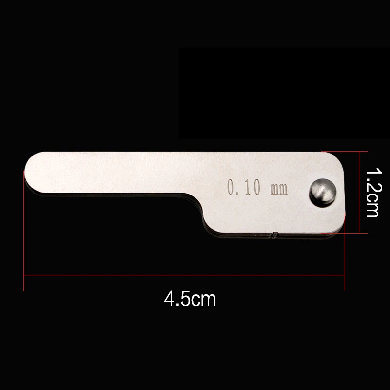 1set Measure tooth Gap Oral Tooth Interproximal Reduction Gauge Ruler Measure Reciprocating IPR System Orthodontic Treatment