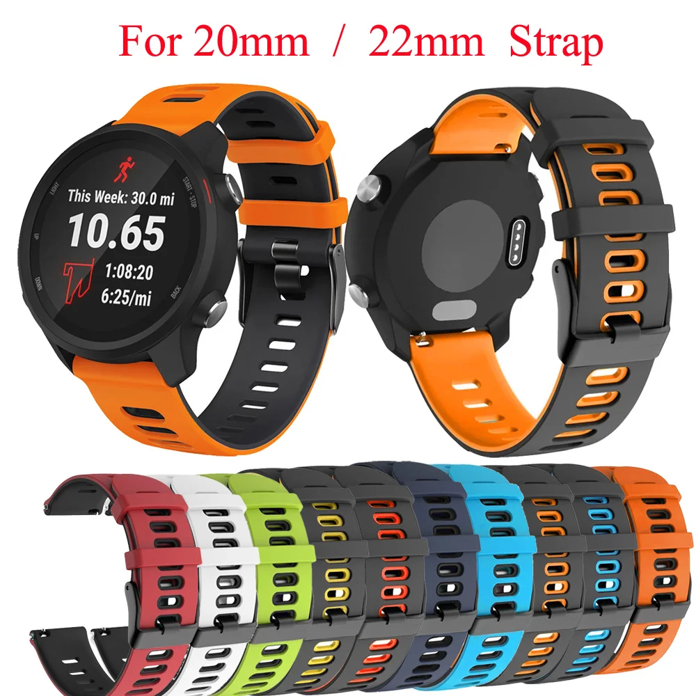 Sport Silicone Watch Band, Wristband, Bracelet Accessories, Watchband, Strap for COROS PACE 2 PACE2, APEX Pro, 46mm, 42mm, 20mm, 22mm