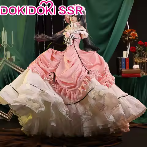 【Ready for ship】Ciel Phantomhive Cosplay Anime DokiDoki-SSR Women Costume Evening Dress Bustle Ciel Cosplay
