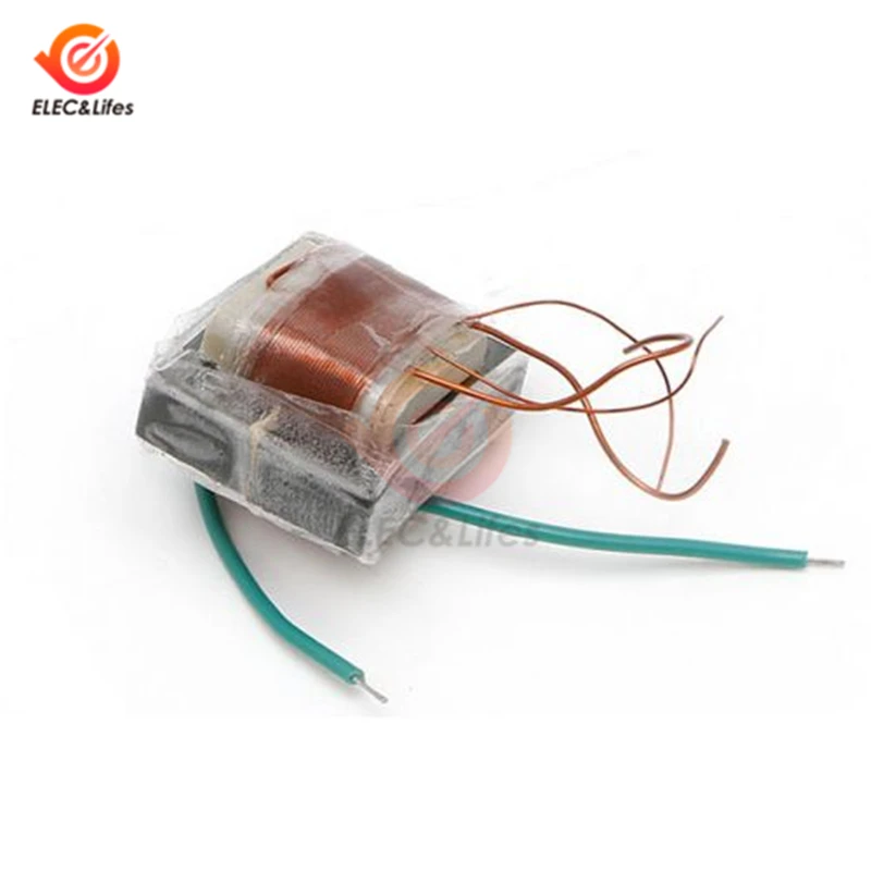 5Pcs 10KV High Frequency High Voltage Transformer Step Up Booster Coil Inverter for Experiment, electronic instruments test