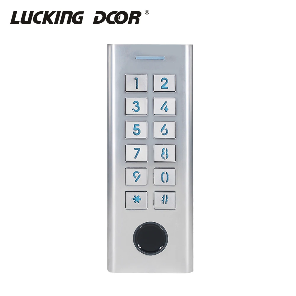 

Metal IP66 waterproof Fingerprint door access control system Electronic Door Lock keyboard Standalone access controller