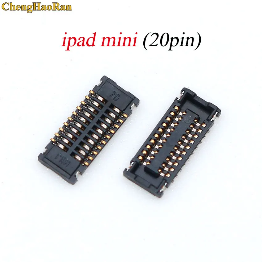 1pcs LCD Display screen FPC Connector Port Plug For ipad 2/3/4/5 Mini4 Mini 20pin 32pin on motherboard Mainboard replacement