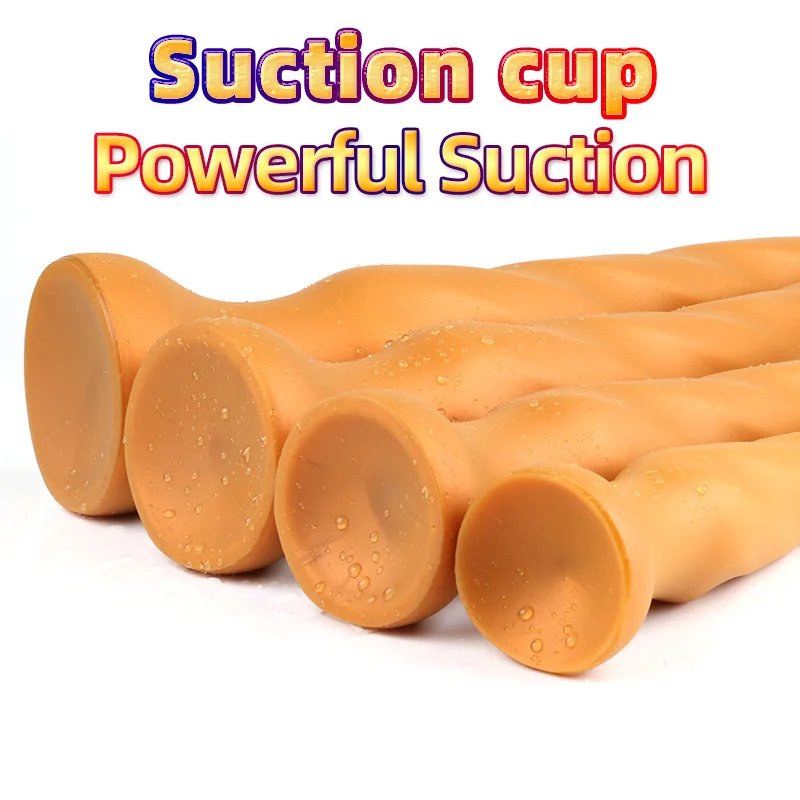 62cm Silicone Super Long Anal Plug for Men Prostate Massage Large Dildo Sex Toys for Women Butt Plug Vagina Stimulator G-Spot