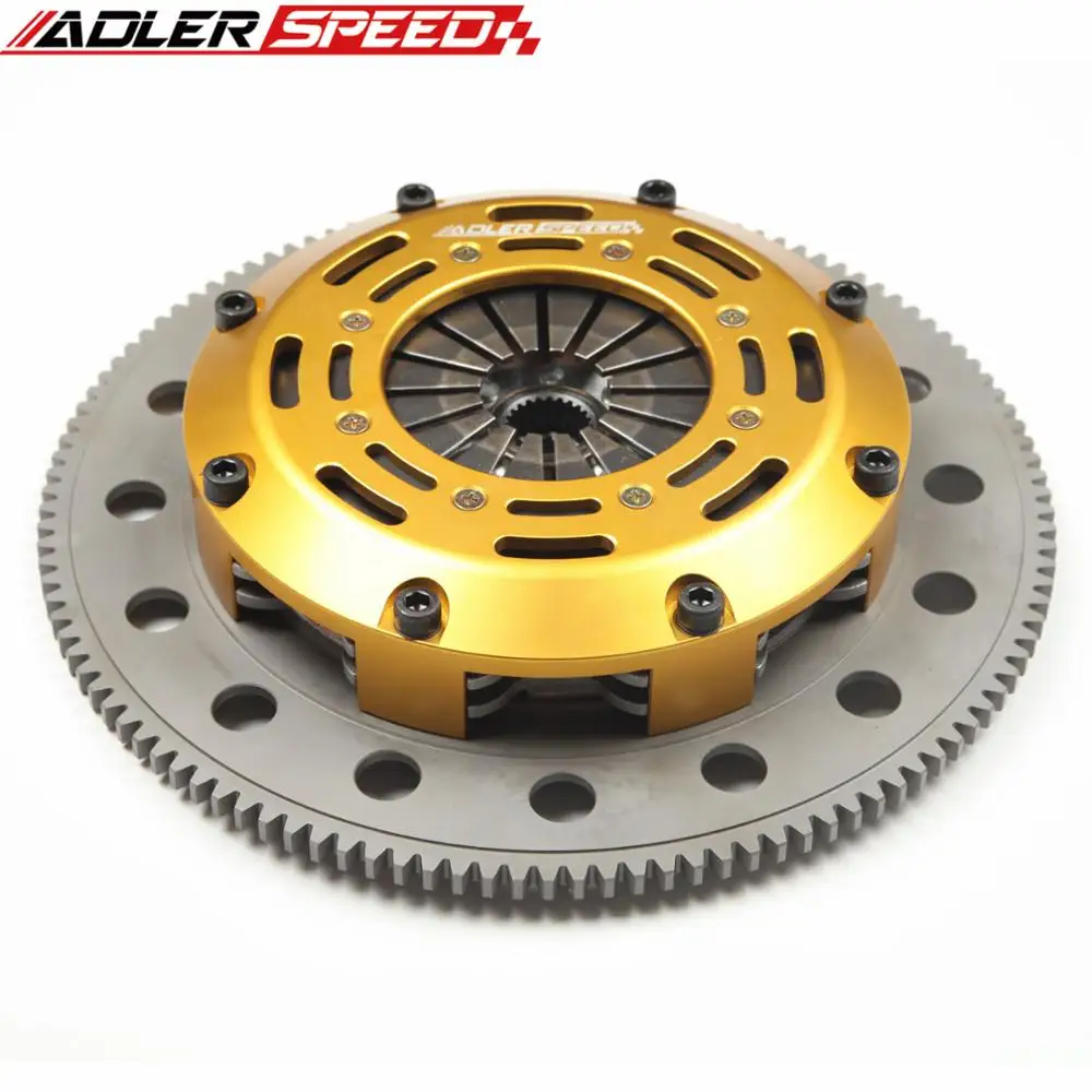 

ADLERSPEED Racing Clutch Twin Disk Fits 2008-15 Mitsubishi Lancer Evolution X 10 GSR, RS 4B11T Medium