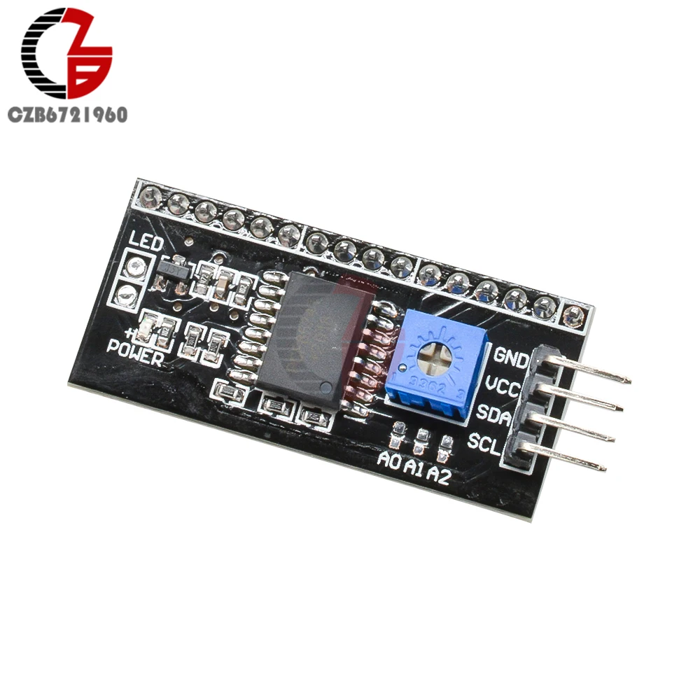 IIC I2C TWI SPI Serial Interface Adapter Control Board 1602 2004 LCD Display Module for Arduino