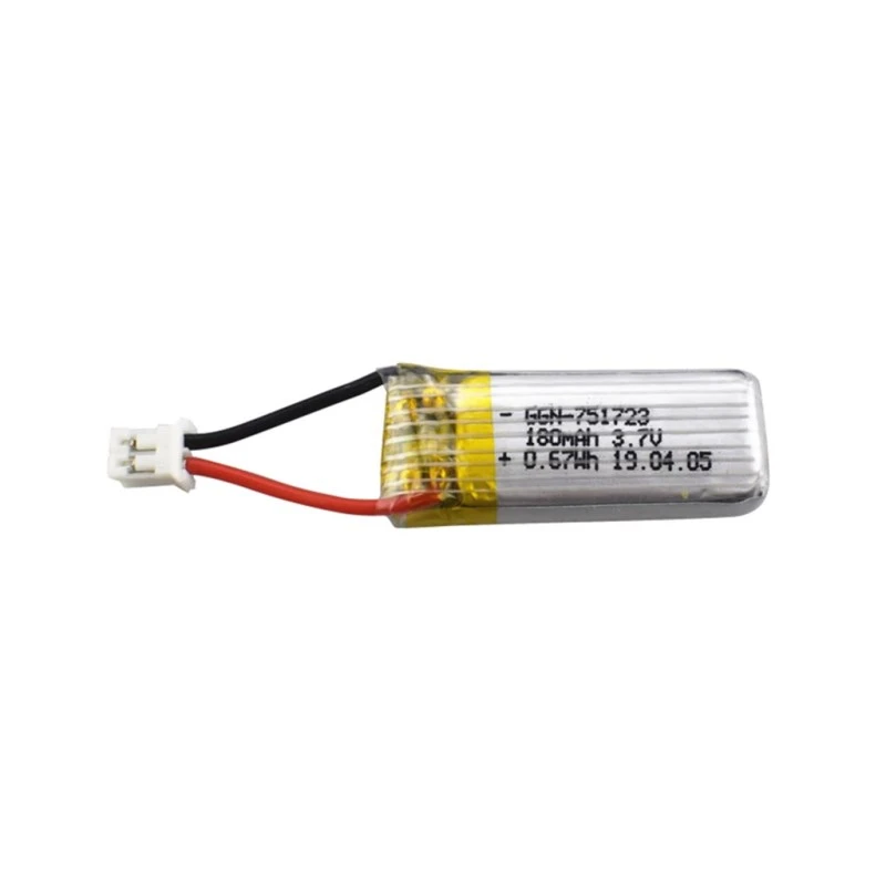 Batteria Lipo originale 3.7V 180mAh con caricabatterie per A20 A20W Drone RC Quadcopter pezzi di ricambio per batteria Drone A20 A20W