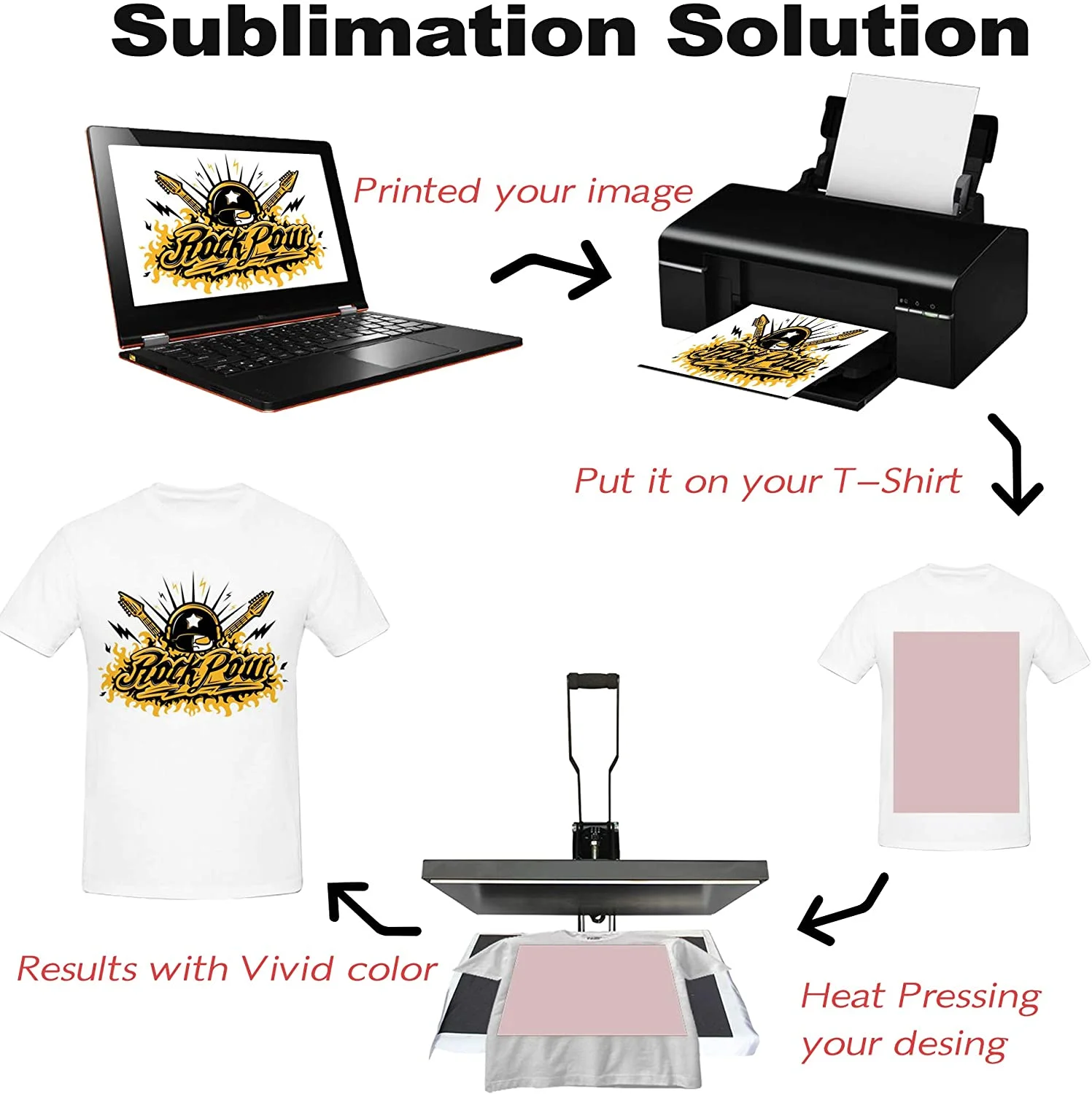 100ML*6 T-shirt Dye Sublimation Ink 2022 For Epson L805 L1800 P50 1390 1400 1410 Printer Heat Press Transfer to Mug Garment