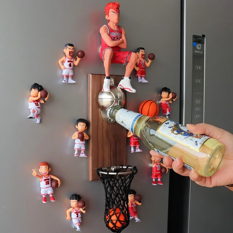 Fun Bottle Opener Refrigerator Pendant Decoration Basketball Teenager Beer Hanging Bottle Opener