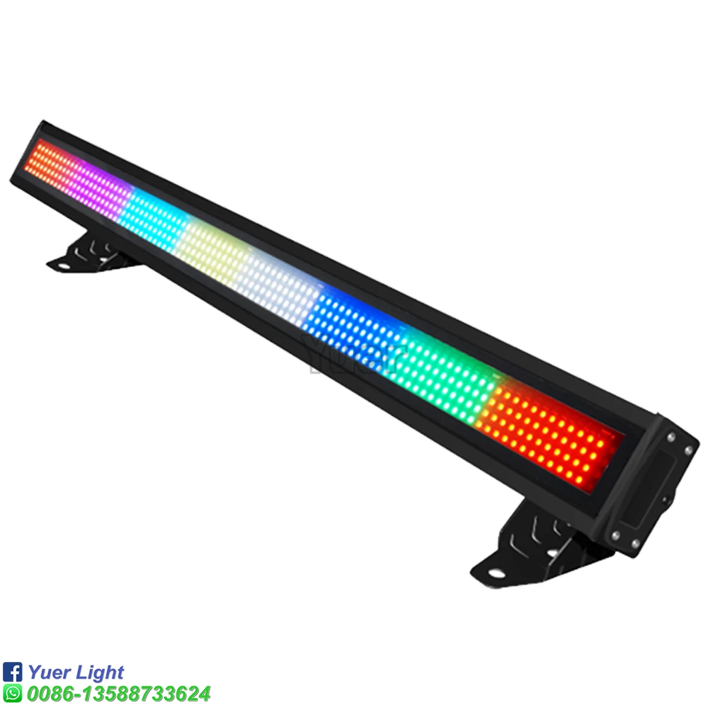 384 0.55W RGBW 4IN1 LED Strobe Light IP65 Waterproof Color Changing High Bright Wall Washer Low Power Consumption DJ Disco Light