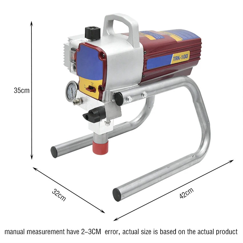 Machine de pulvérisation sans air à haute pression, odorde pulvérisation professionnel, pulvérisateur de peinture sans air, outil de peinture, 1700W, 2200W, 220V