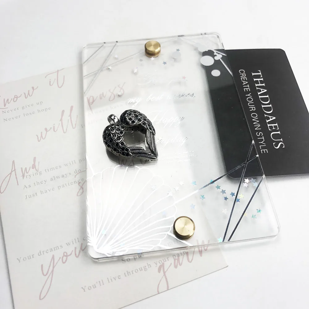 Anhänger Flügel Herz, 2019 Marke Neue Mode Schmuck Europa Bijoux Trendy Zubehör 925 Sterling Silber Geschenk Für Frau Männer – Detail 4