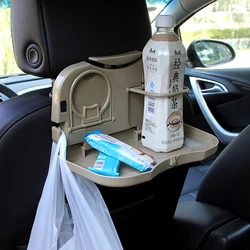 Car Back Seat Table car cup holder car folding table Holder Stand Desk Auto Drink Food Cup Tray Car Accessories