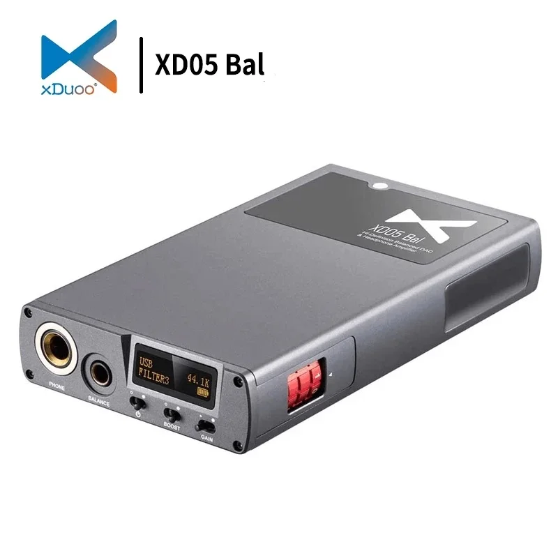 

XDUOO XD05 Bal Portable Decoding Headphone Amplifier XD-05 Balanced DAC 32bit/768kHZ DSD512 xd05bal