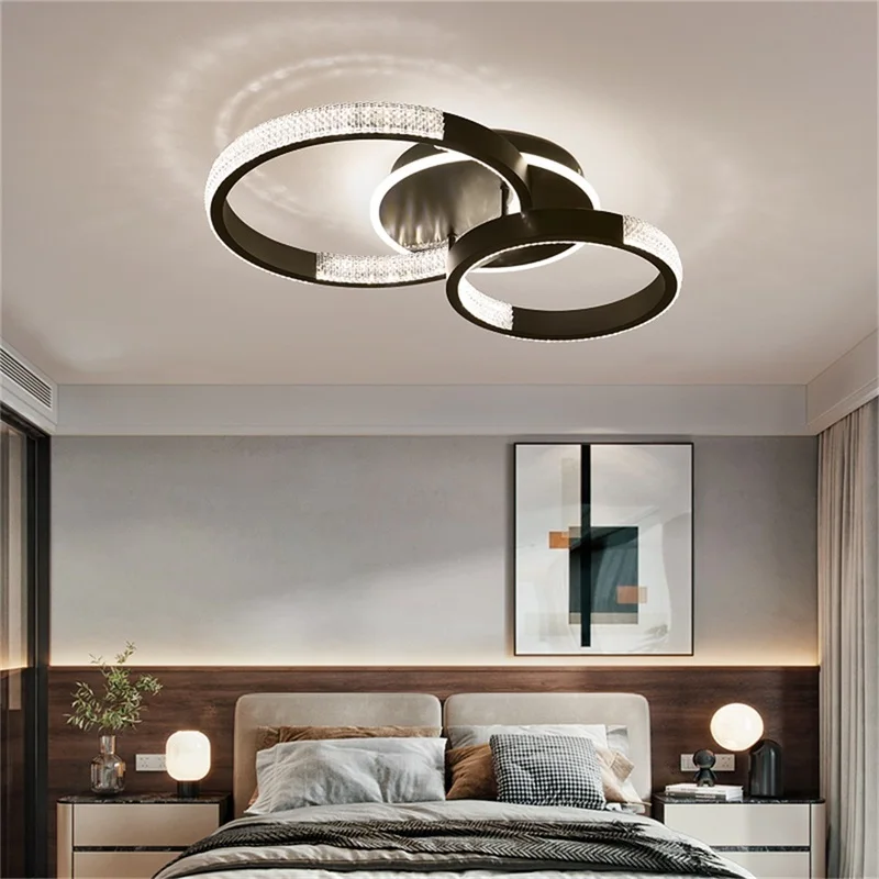 86LIGHT Nordic Ceiling Lights Fixtures Contemporary Simple Round Lamp LED Home For Living Room