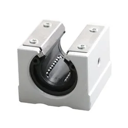1 PCS SBR Open Type with Pressure Plate Metal Slider Linear Guide Bearing Slider SBR16/20/25/30/35/40/50S-PP-UU
