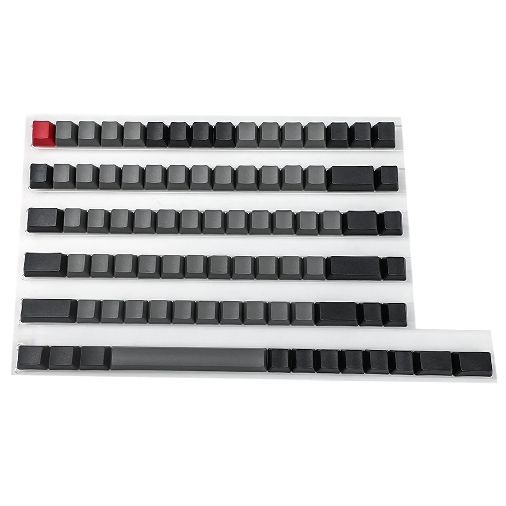 

YMDK White Black Dolch Thick PBT 84 68 64 Blank Keyset OEM Profile Keycaps For MX Mechanical Keyboard Keycool Tada68 YD64