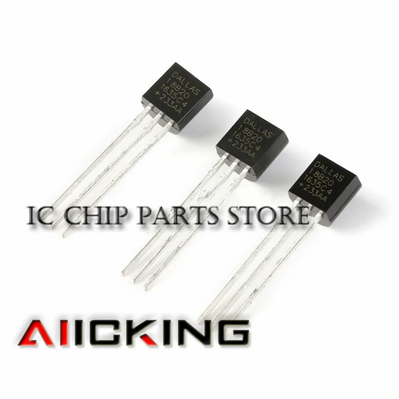 Termómetro digital programable DS18B20 TO-92, nuevo y Original, sensor de temperatura, CHIP IC, 10 unids/lote, en stock