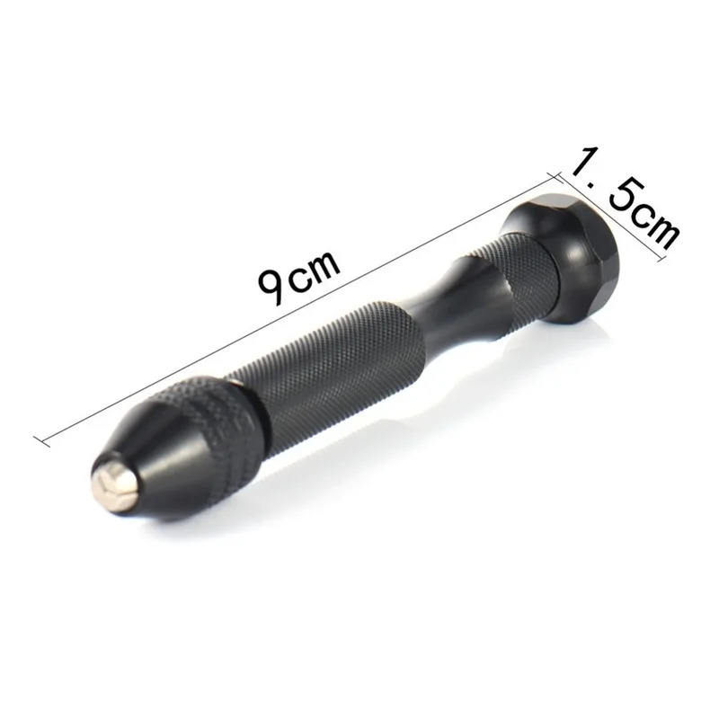 Ręcznie robiona biżuteria ręcznie otwór zawleczki wiertarka jubilerzy wiertła wiertła rozwiertak Chuck Clamp 0.3-3.4mm Mini wiertarka ręczna dla modelu rzeźba