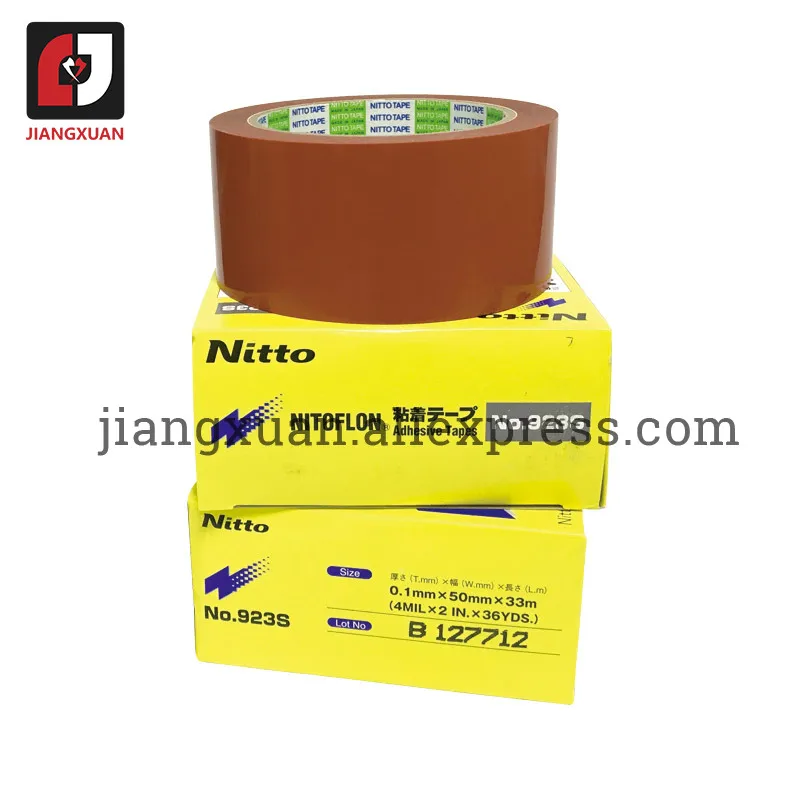 

5 pcs 923S T0.10mm*W50mm*L33m Nitto Denko NITOFLON PTFE Film Tape