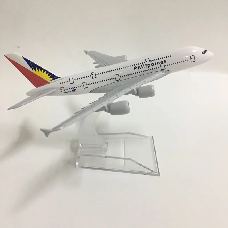 JASON TUTU 16Cm Indonesia Airbus A380 Pesawat Model Pesawat Model Pesawat Diecast Metal 1/400 Skala Pesawat Dropshipping