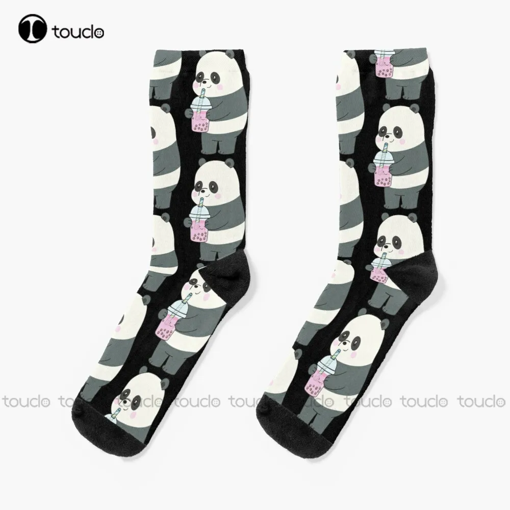 

Panda Socks Funny Socks For Women Christmas Fashion New Year Gift Unisex Adult Teen Youth Socks 360° Digital Print Thanksgiving