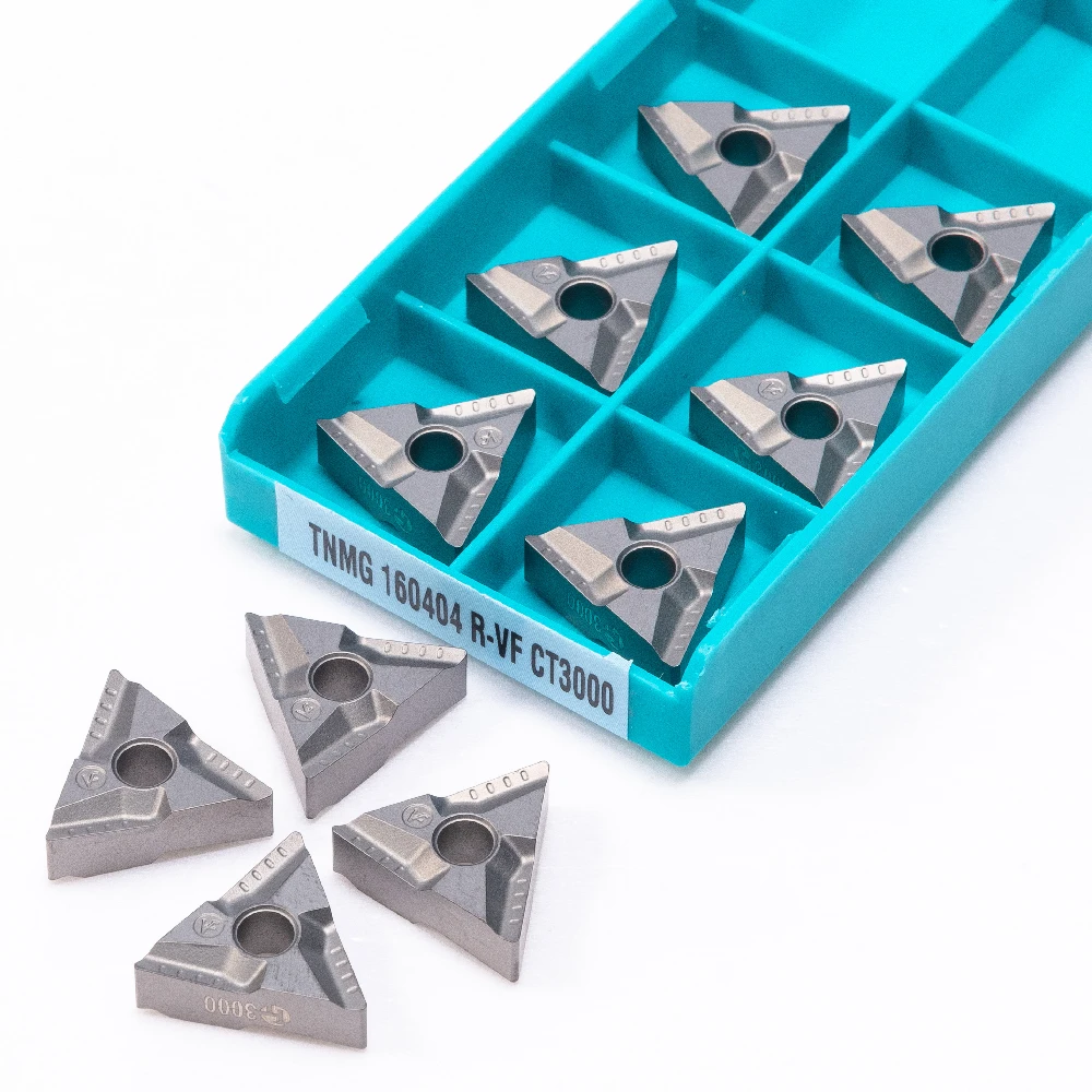 Imagem -04 - Torno Cnc Ferramenta de Metal Dureza Carbide Lâmina Final Fresa Inserção Tnmg 160404r Tnmg160408r Tnmg160404l Tnmg160404r vf Ct3000