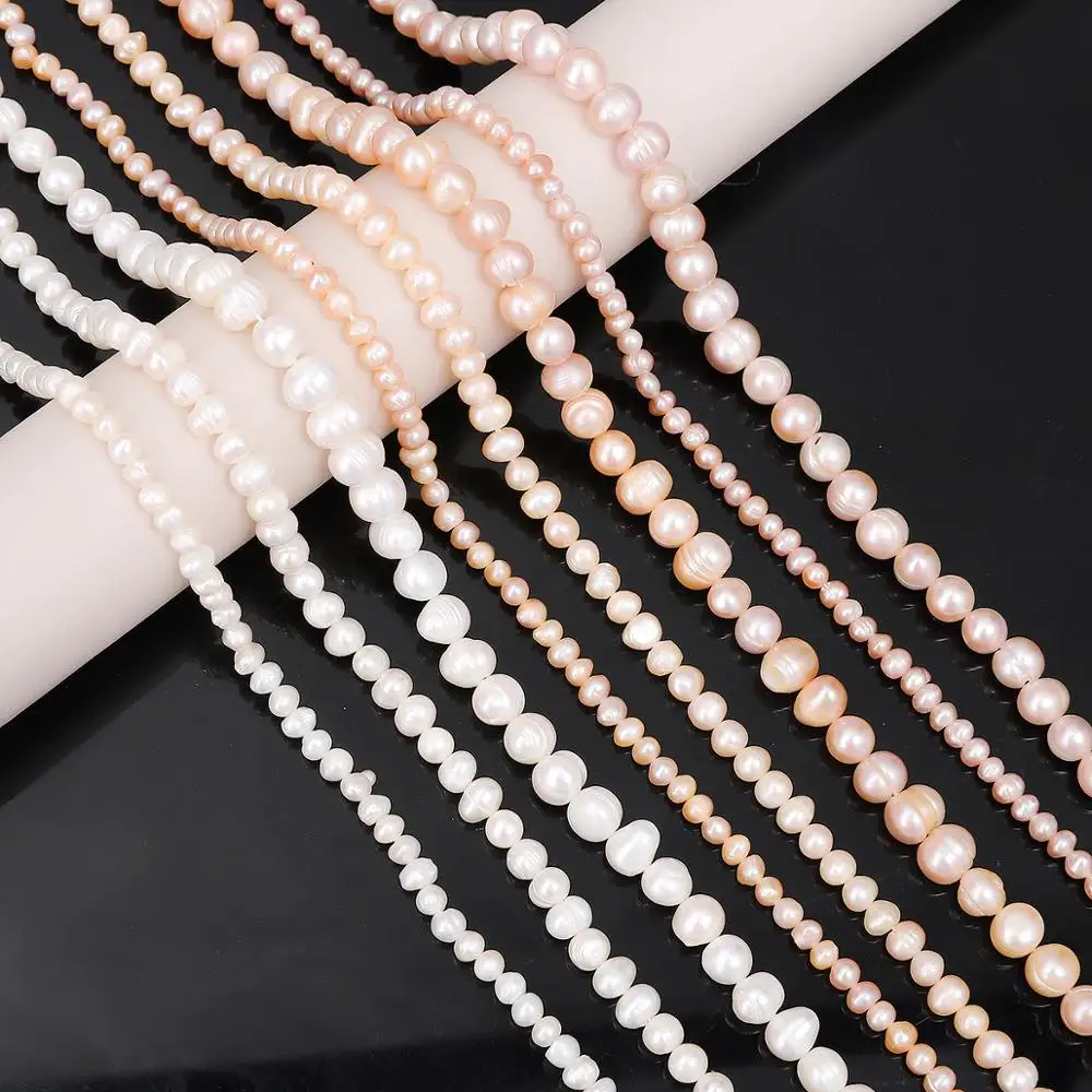 100% Natural Freshwater Pearl  10Pcs/Bag Irregular Shape Beads For DIY Jewelry Making Hand-Beaded Material Necklaces & Bracelets